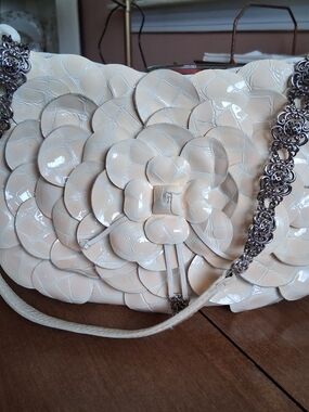 Brighton Rosalie Retired Beach Shoulder Bag with Floral Lining